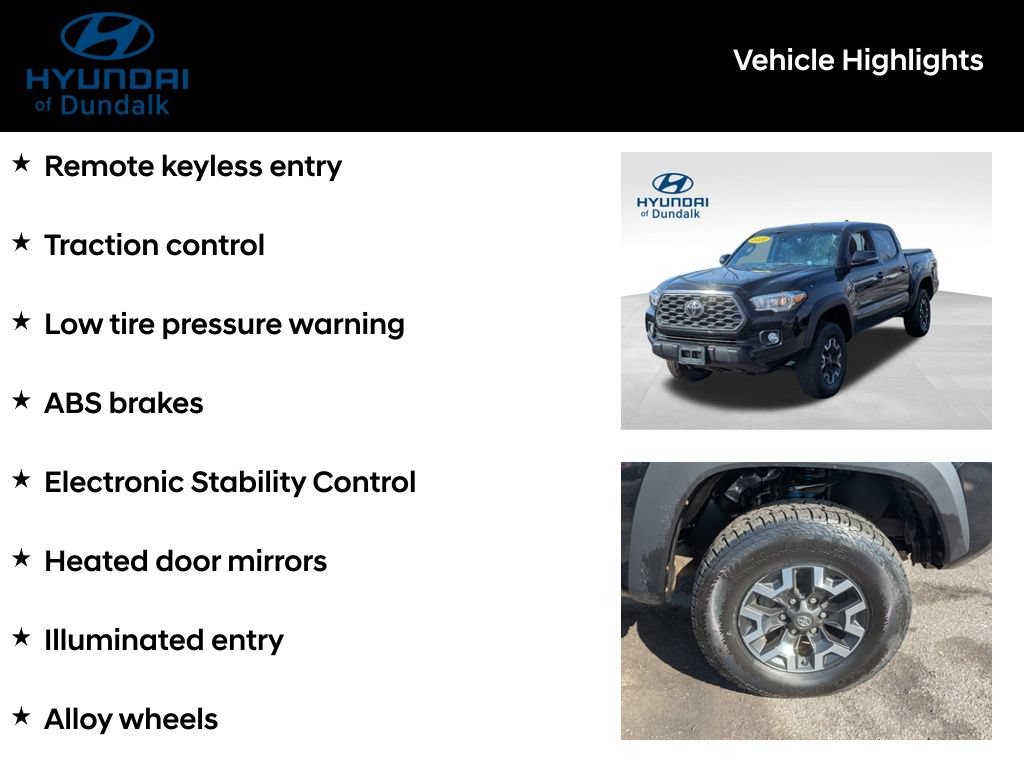 Used 2020 Toyota Tacoma TRD Off-Road w/ Technology Package AWD/4WD image 42