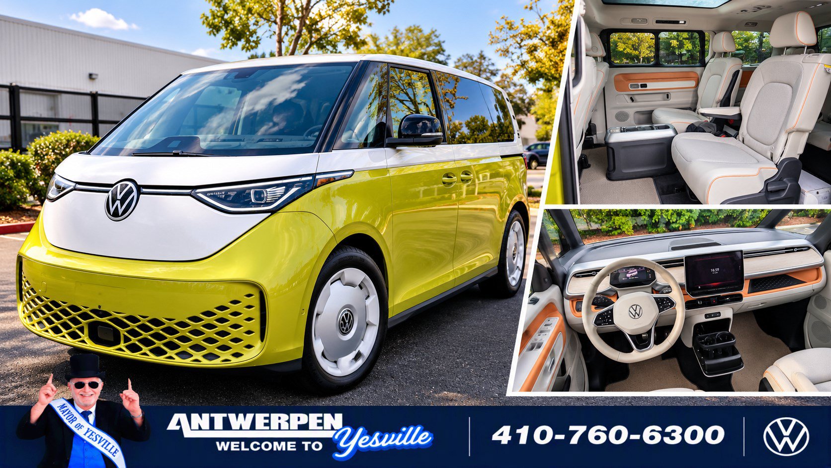 Used 2025 Volkswagen ID. Buzz 1st Edition AWD/4WD image 1
