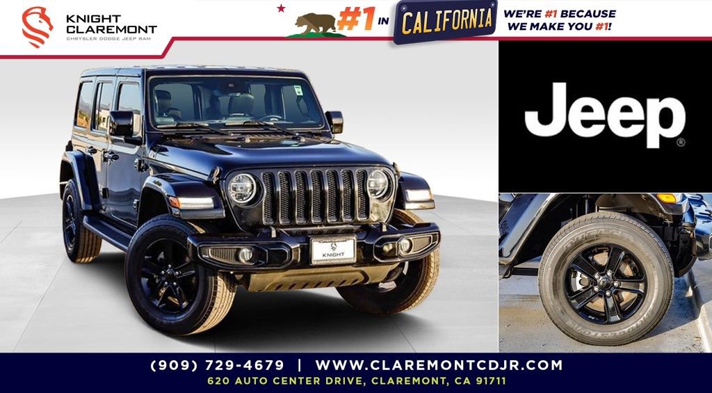 Used 2021 Jeep Wrangler Unlimited Sahara image 1