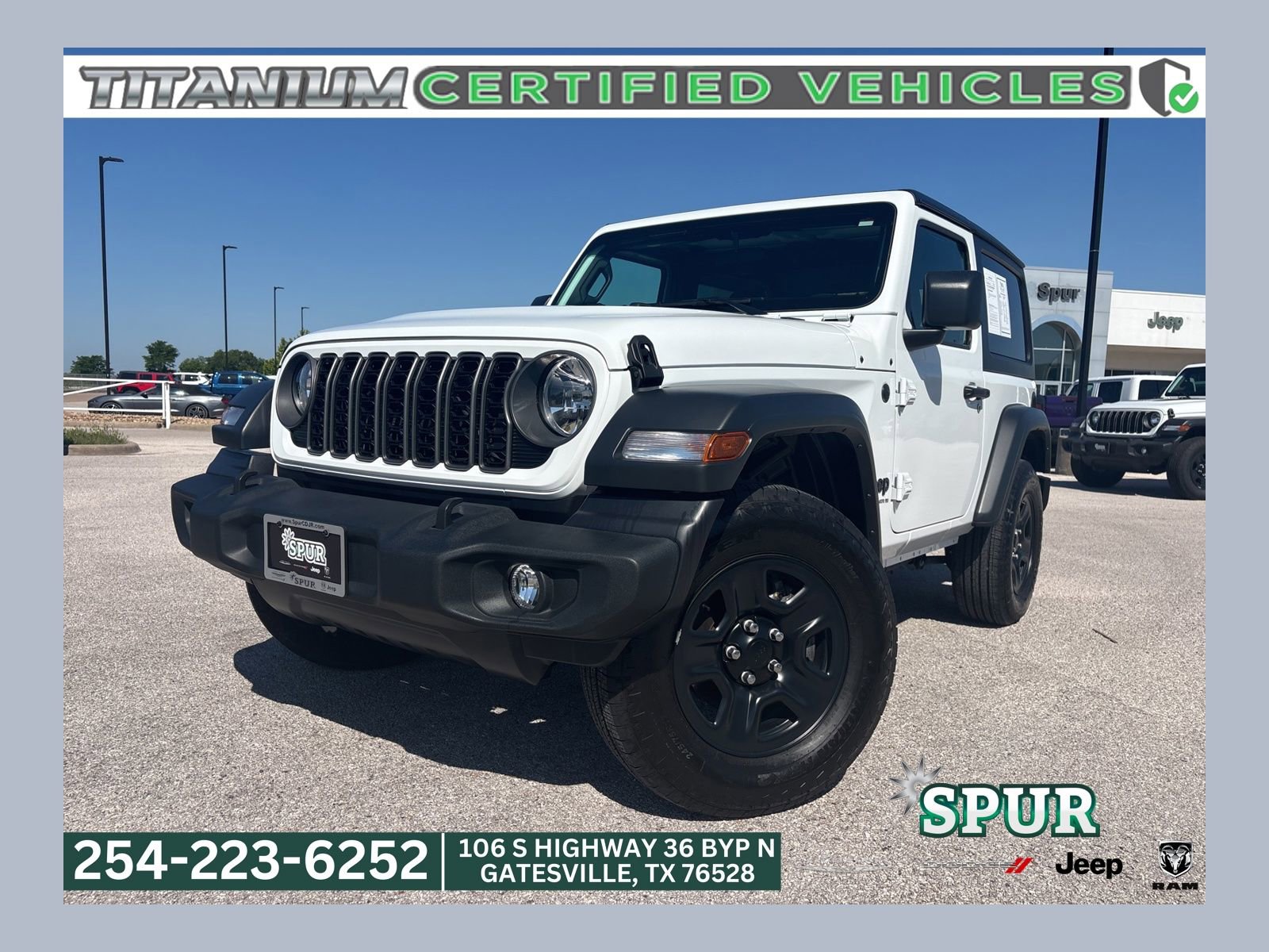 Used 2025 Jeep Wrangler Sport AWD/4WD 360° Tour
