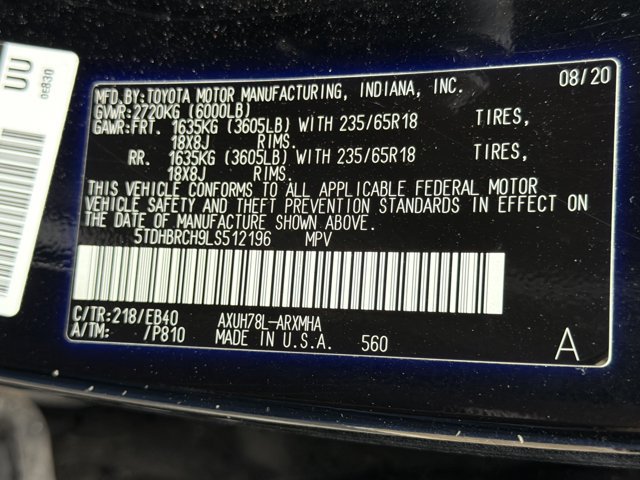 Used 2020 Toyota Highlander XLE AWD/4WD image 24