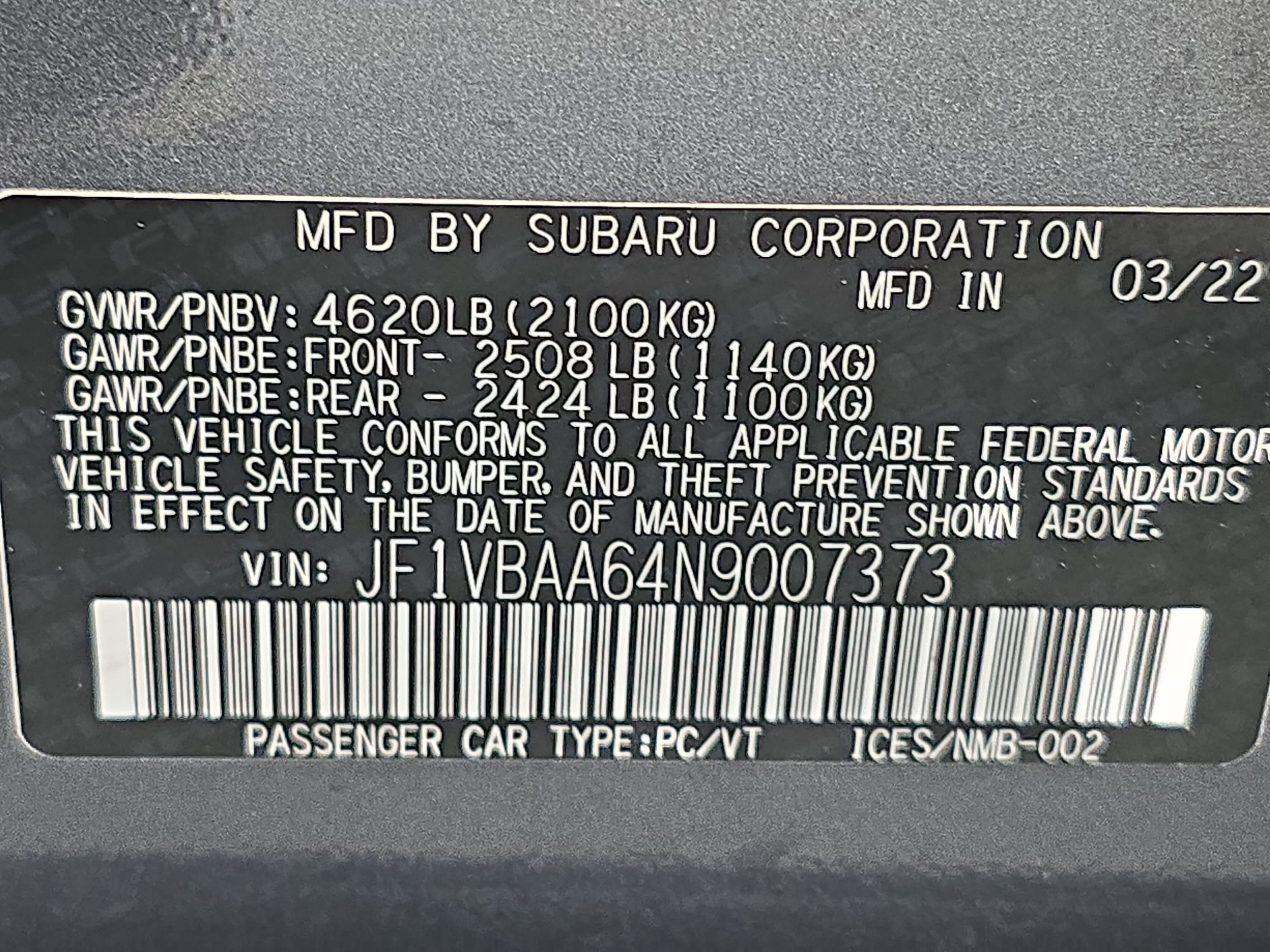 Used 2022 Subaru WRX AWD/4WD image 34