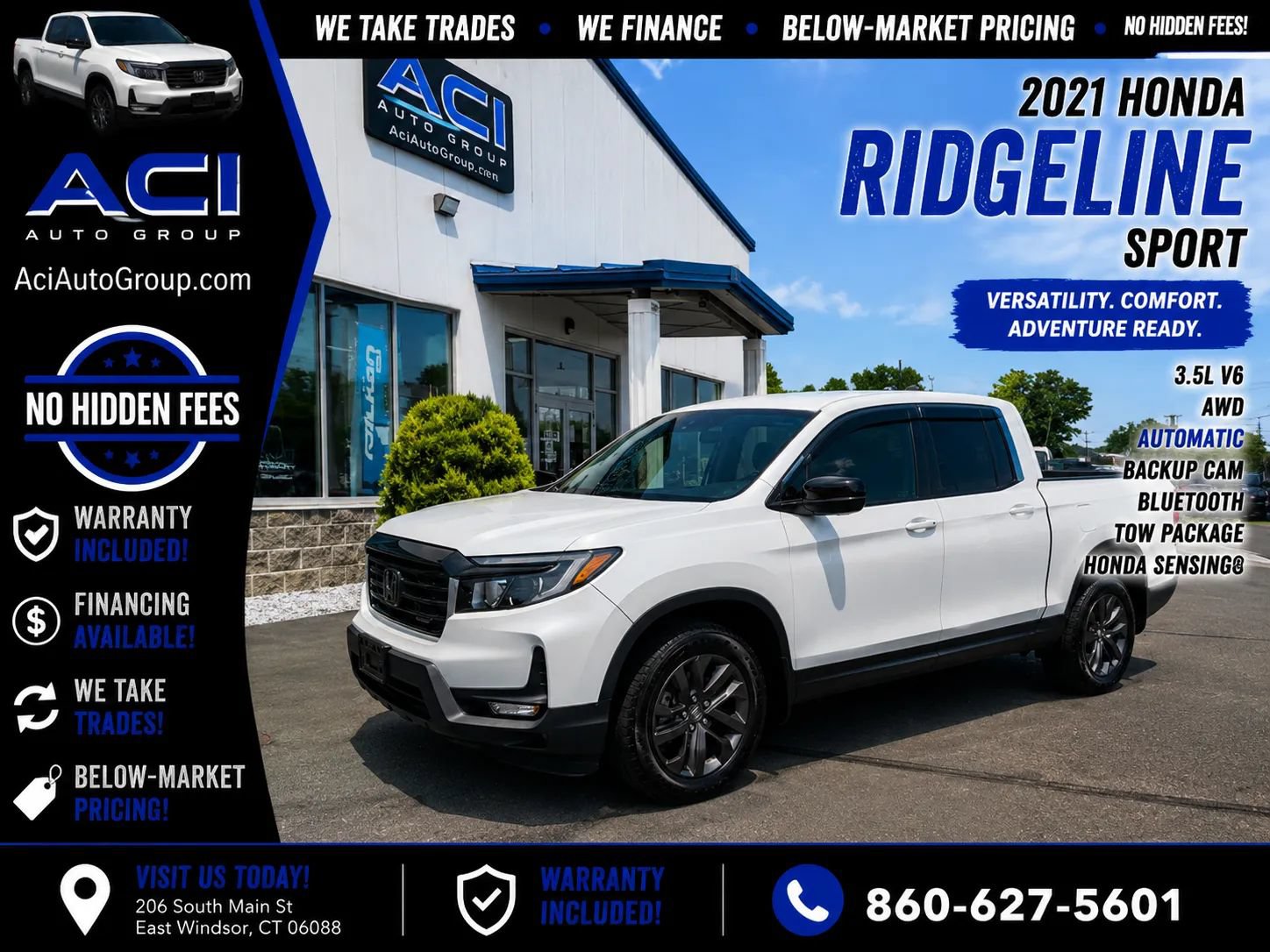 Used 2021 Honda Ridgeline Sport