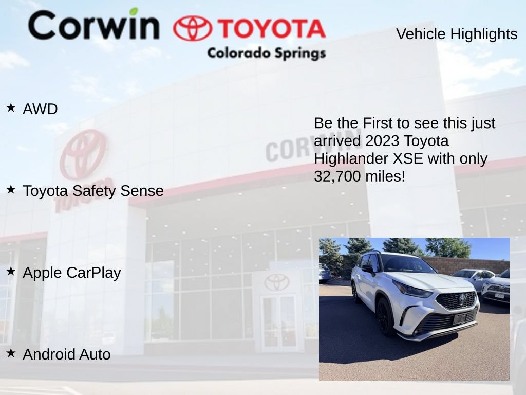Used 2023 Toyota Highlander XSE AWD/4WD image 4
