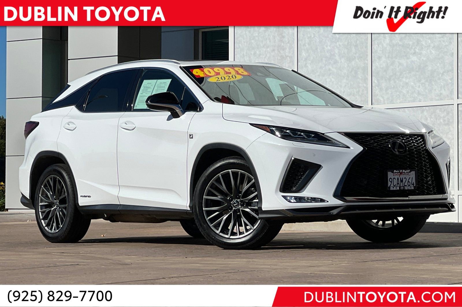 Used 2020 Lexus RX 450h F Sport