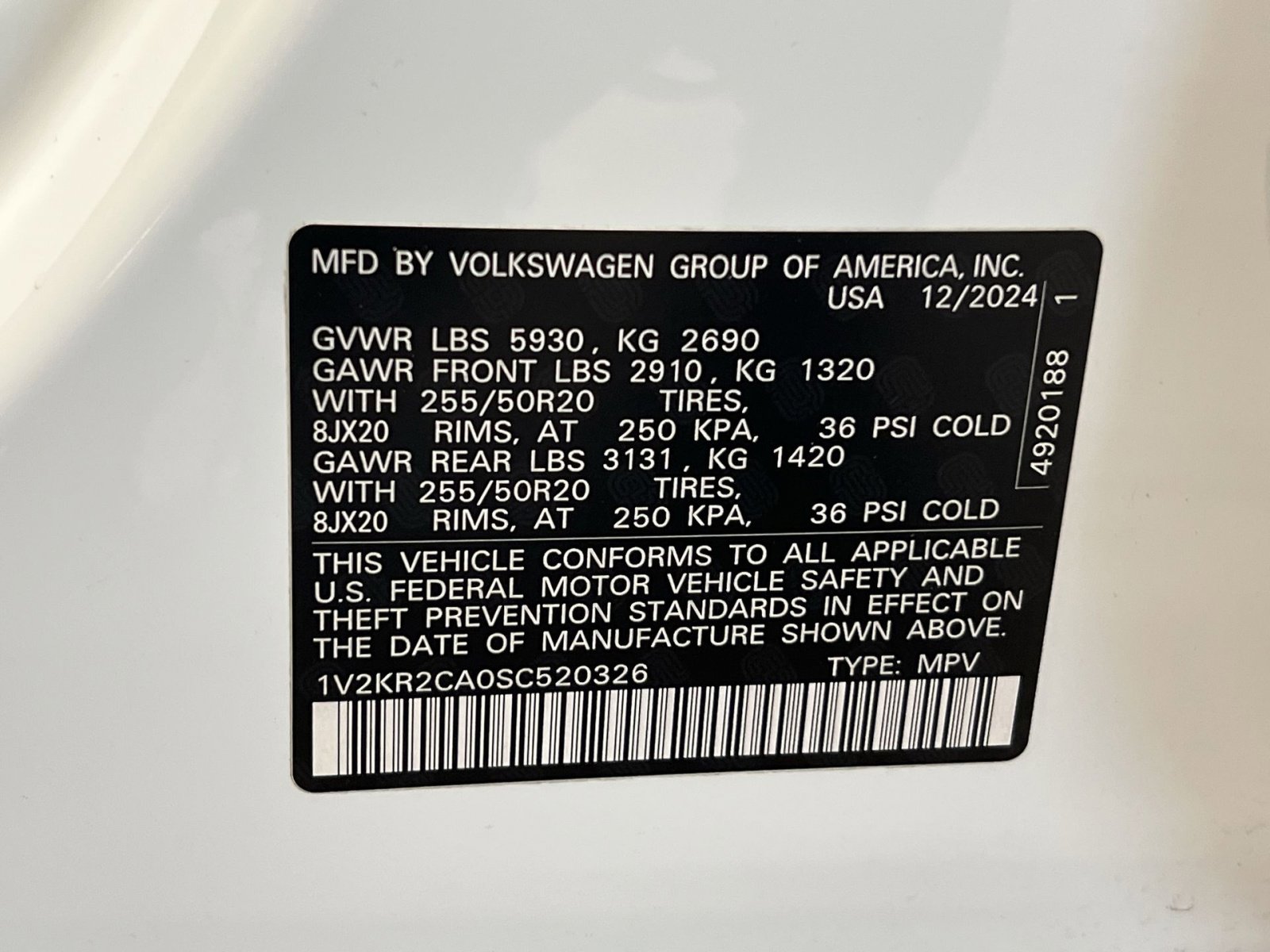 Used 2025 Volkswagen Atlas SE image 26