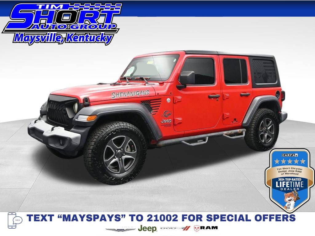 Used 2018 Jeep Wrangler Unlimited Sport S
