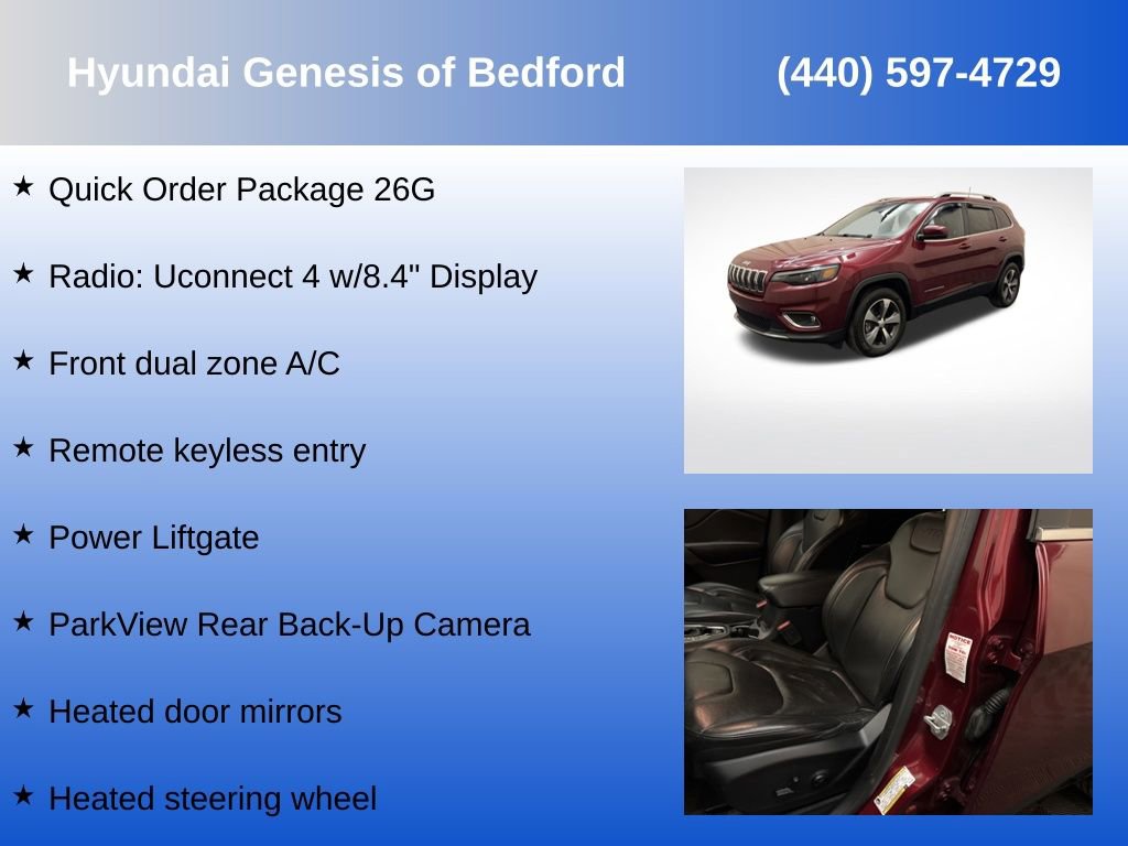 Used 2019 Jeep Cherokee Limited AWD/4WD image 7