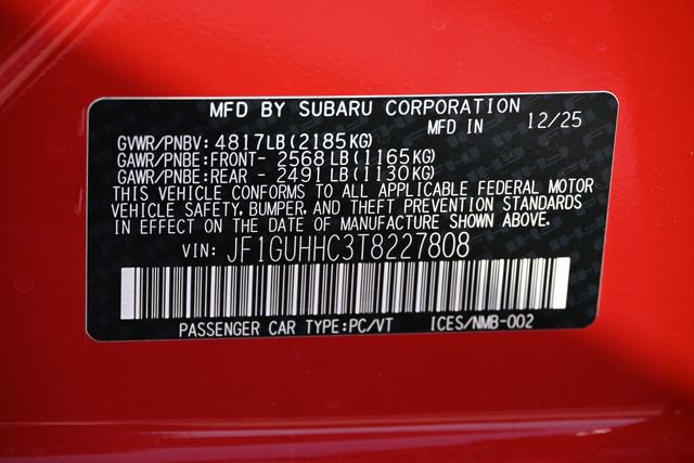 New 2026 Subaru Impreza RS image 20