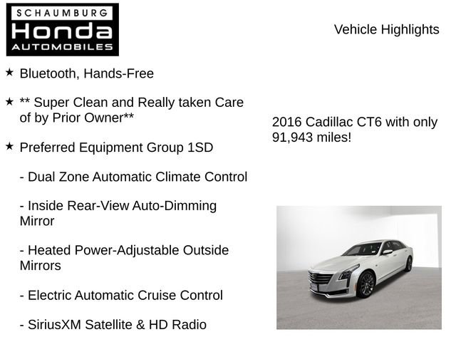 Used 2016 Cadillac CT6 Luxury image 8