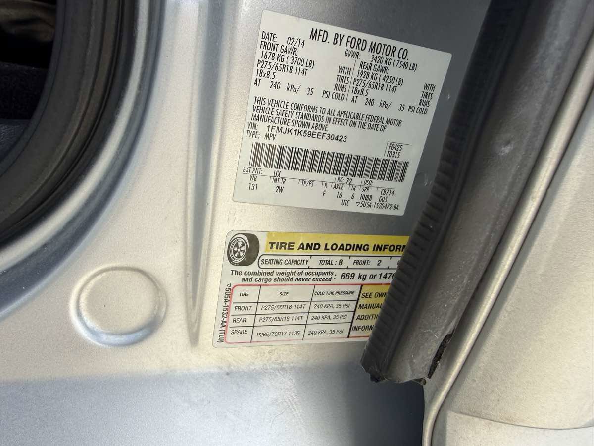 Used 2014 Ford Expedition EL Limited w/ Equipment Group 301A image 15