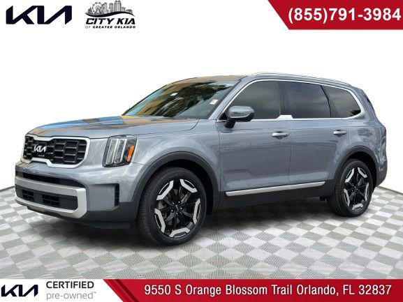 Certified 2024 Kia Telluride S w/ S Sunroof Package