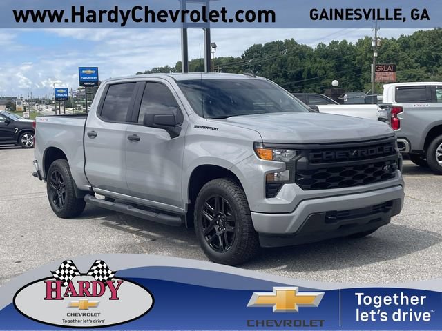 Used 2024 Chevrolet Silverado 1500 Custom w/ Turbomax Blackout Package