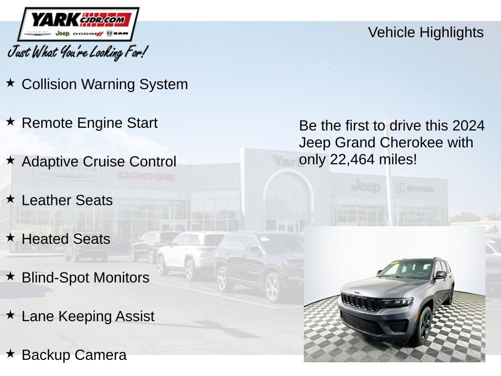 Certified 2024 Jeep Grand Cherokee Altitude image 13