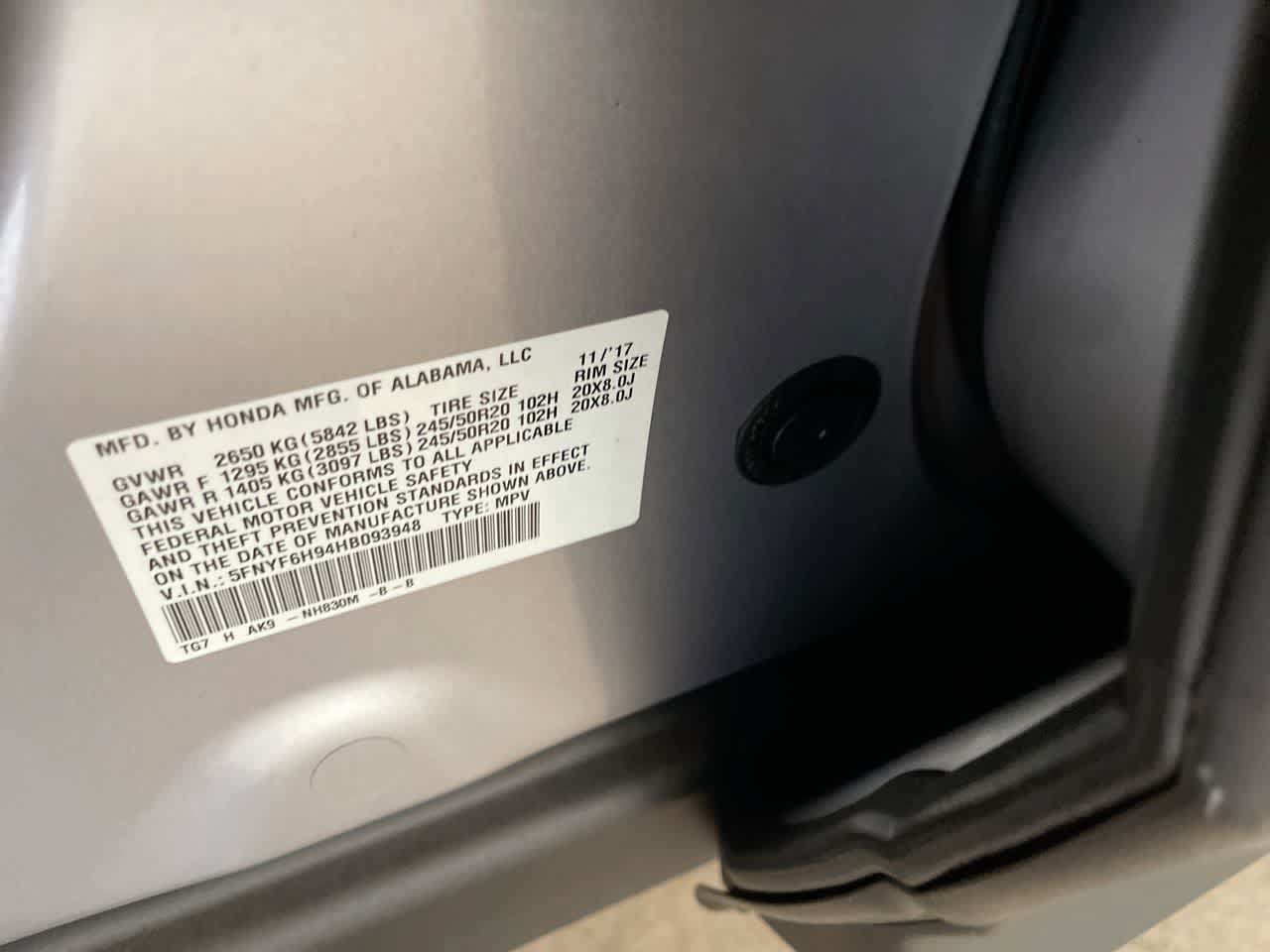 Used 2017 Honda Pilot Touring image 29