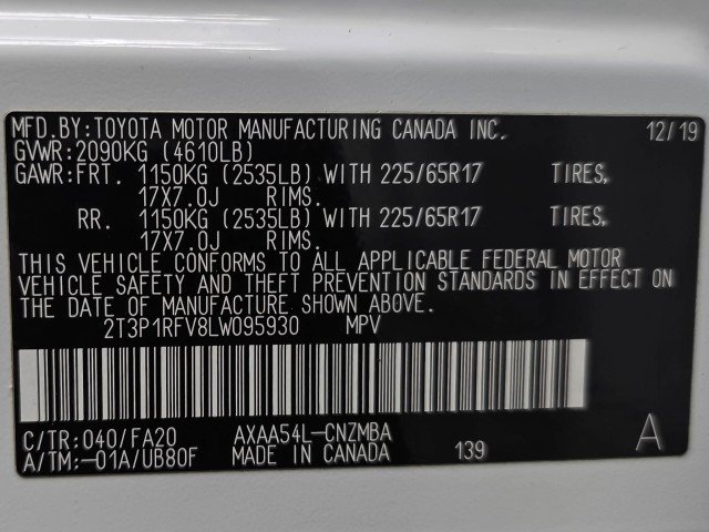 Used 2020 Toyota RAV4 XLE w/ Convenience Package AWD/4WD image 44