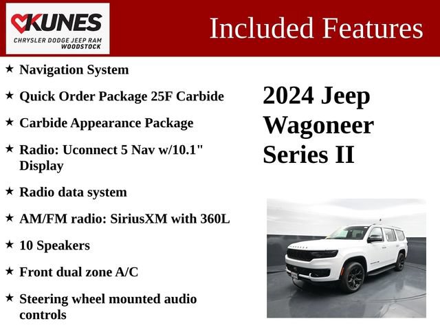 Used 2024 Jeep Wagoneer Series II AWD/4WD image 3