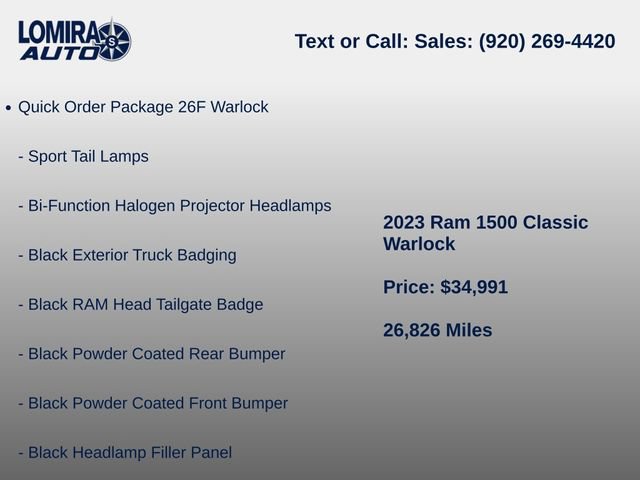 Used 2023 RAM 1500 Warlock AWD/4WD image 6