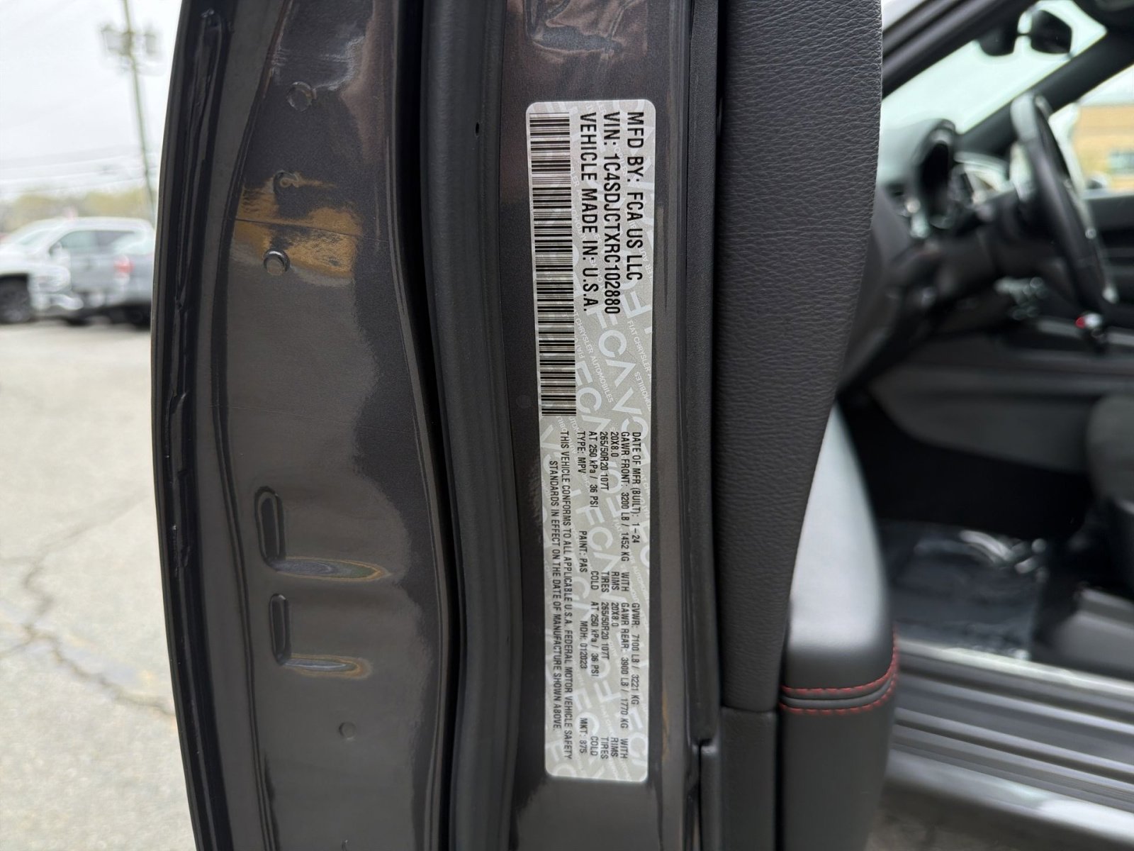 Used 2024 Dodge Durango R/T w/ Blacktop Package image 29