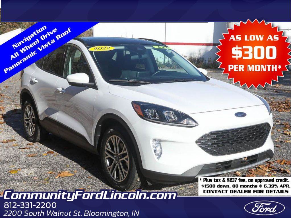 Used 2022 Ford Escape SEL AWD/4WD image 1