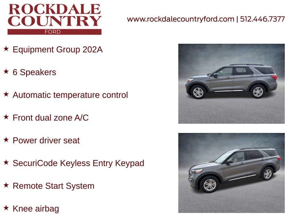 Used 2023 Ford Explorer XLT w/ Equipment Group 202A image 7