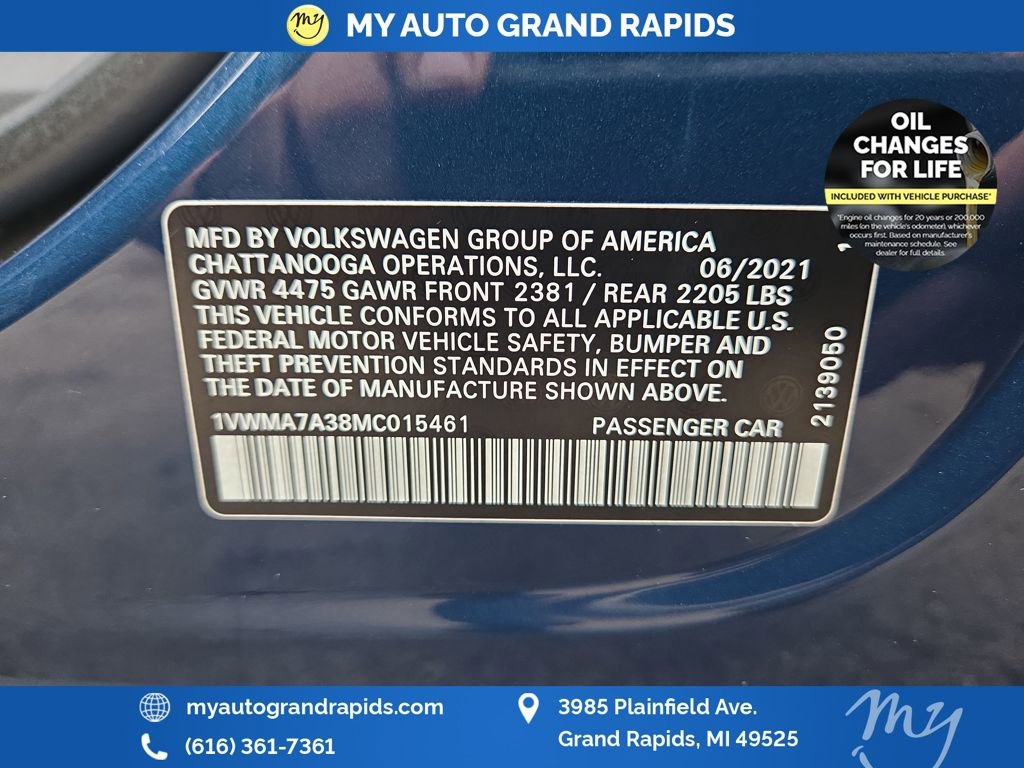 Used 2021 Volkswagen Passat 2.0T R-Line image 36