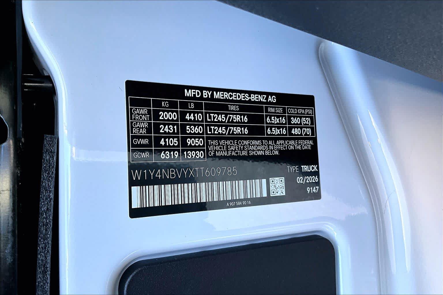New 2026 Mercedes-Benz Sprinter 2500 image 12