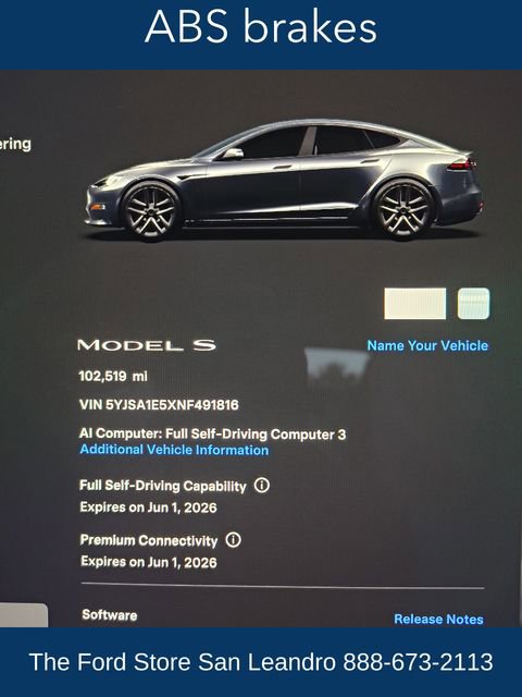 Used 2022 Tesla Model S Standard Range AWD/4WD image 8