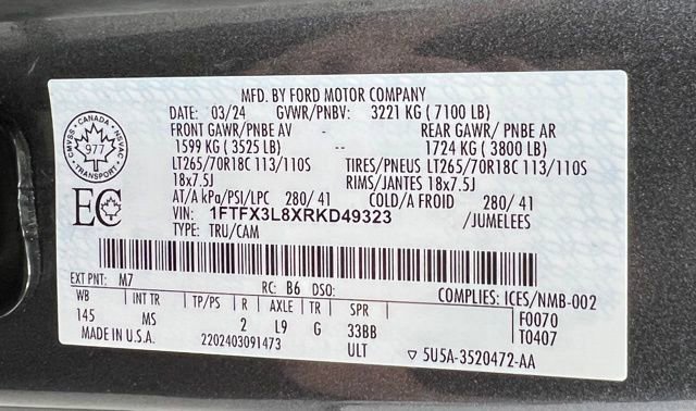 Used 2024 Ford F150 XLT w/ FX4 Off-Road Package image 58