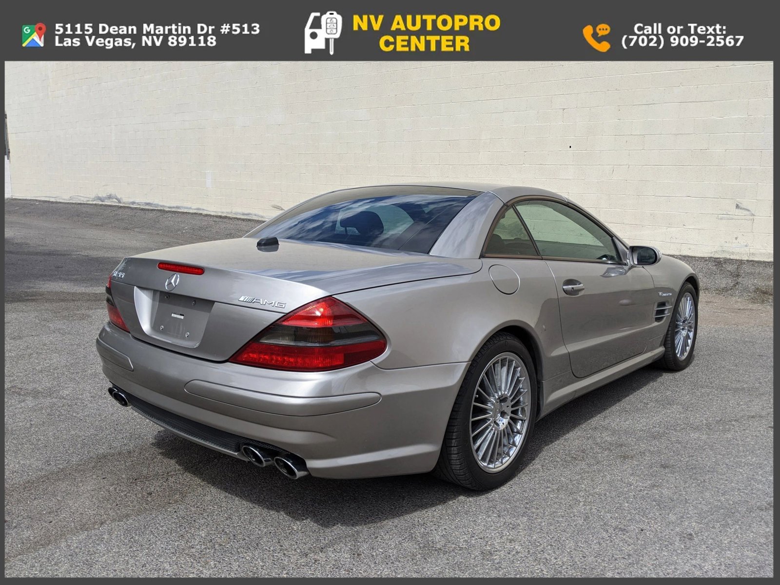 Used 2004 Mercedes-Benz SL 55 AMG SL 55 AMG Roadster 2D image 3