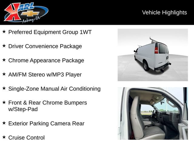 Used 2022 Chevrolet Express 2500 w/ Driver Convenience Package RWD image 2