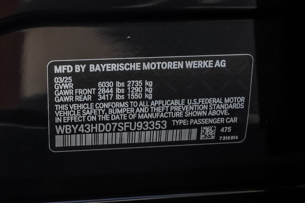 Used 2025 BMW i4 xDrive40i w/ M Sport Package AWD/4WD image 34