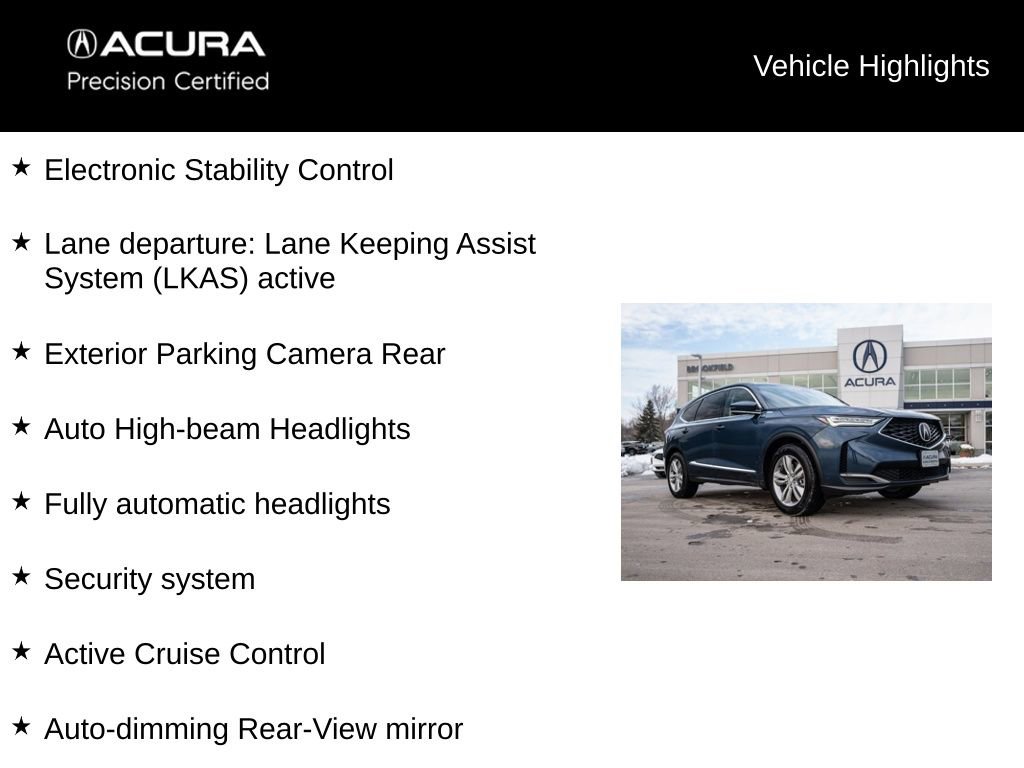Certified 2025 Acura MDX SH-AWD image 17