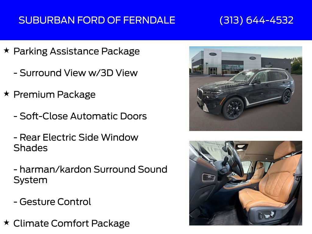 Used 2023 BMW X7 xDrive40i w/ Premium Package AWD/4WD image 9
