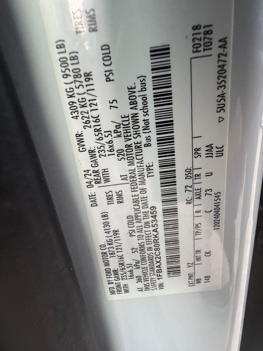 Used 2024 Ford Transit 350 XLT RWD image 20