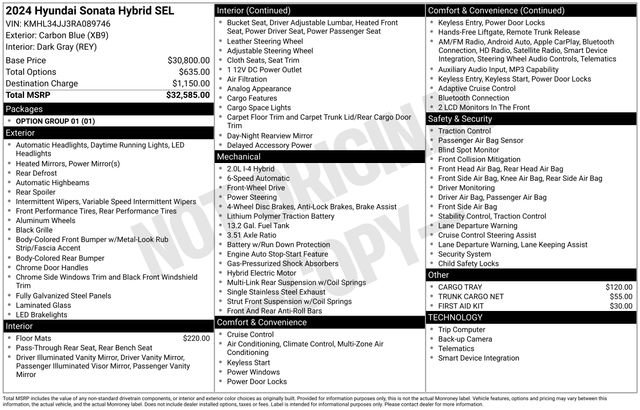 Certified 2024 Hyundai Sonata SEL image 26