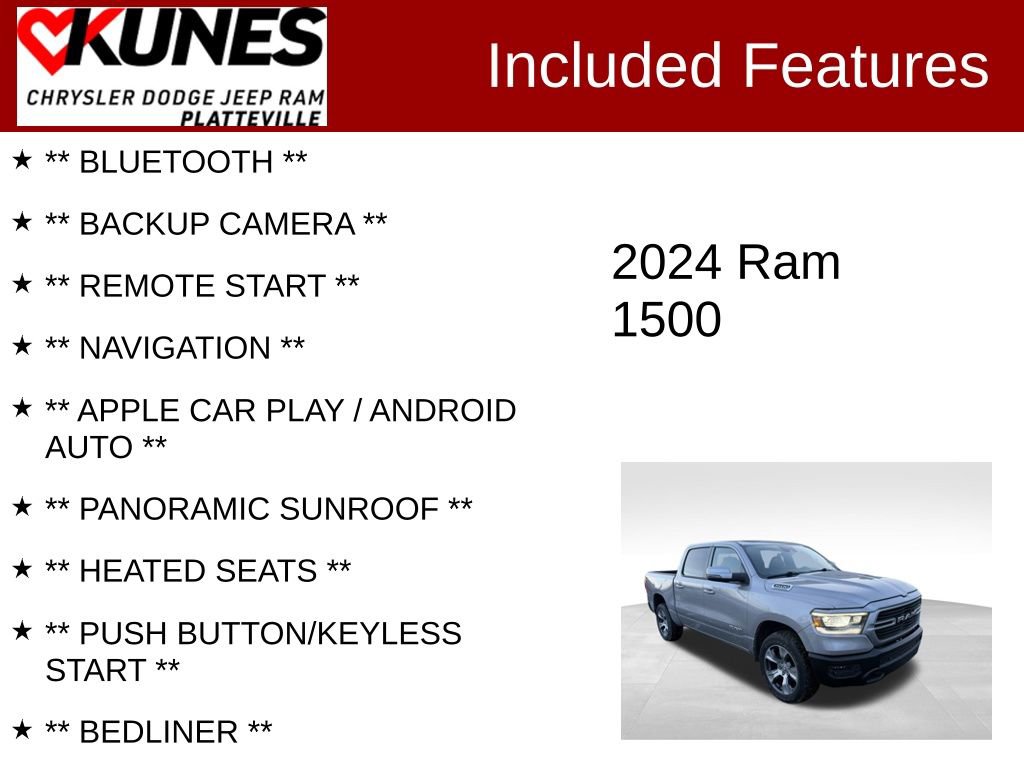 Used 2024 RAM 1500 Laramie image 2