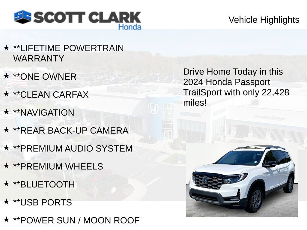 Used 2024 Honda Passport TrailSport image 11