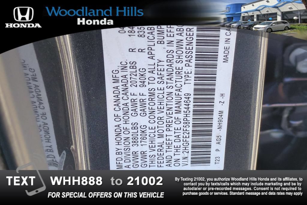 Certified 2023 Honda Civic Sport image 26