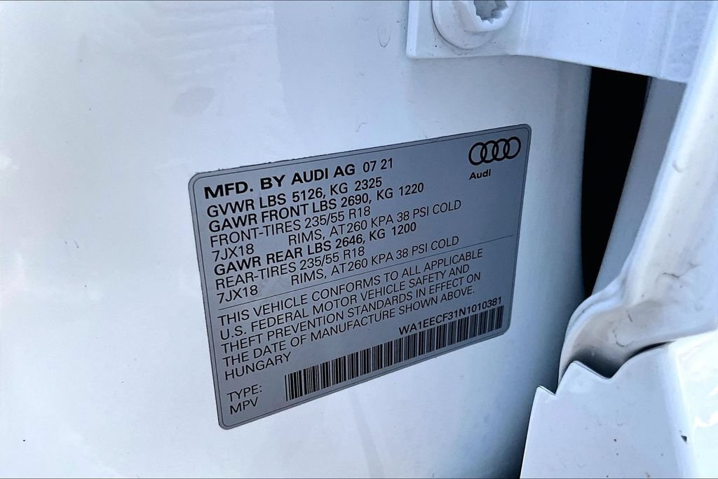 Used 2022 Audi Q3 2.0T Premium Plus w/ Premium Plus Package AWD/4WD image 14