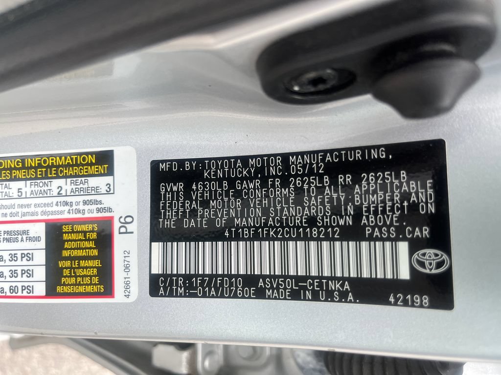 Used 2012 Toyota Camry LE FWD image 30