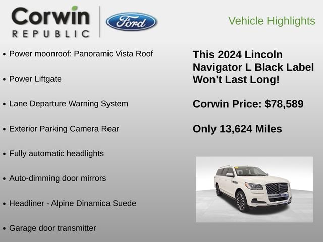 Used 2024 Lincoln Navigator L Black Label image 12