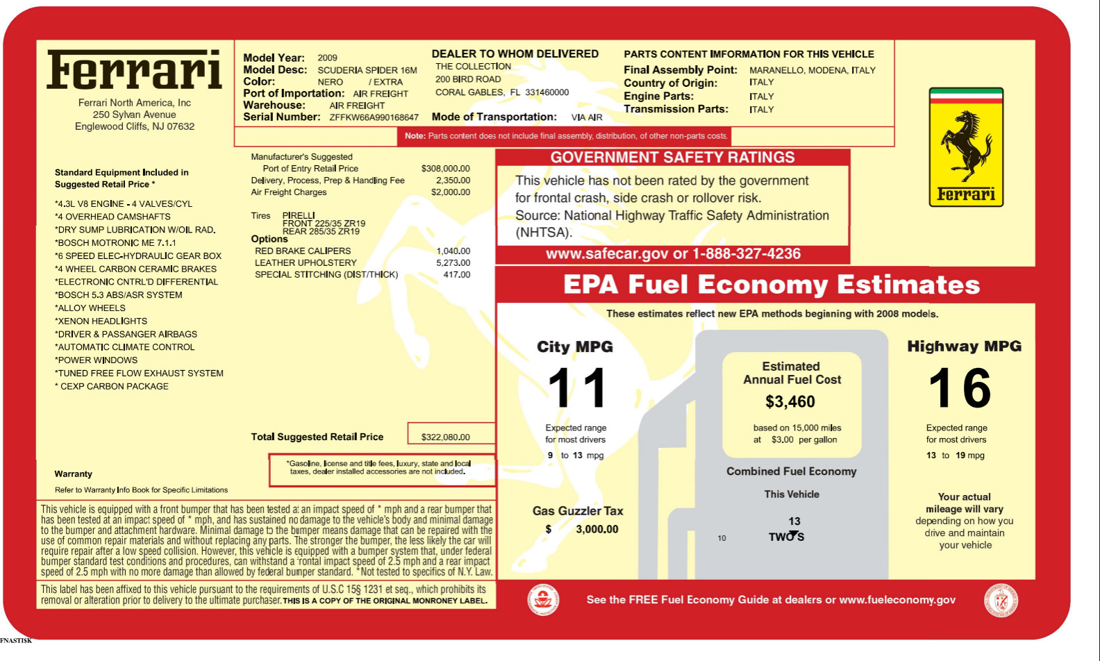 Certified 2009 Ferrari F430 Scuderia RWD image 52