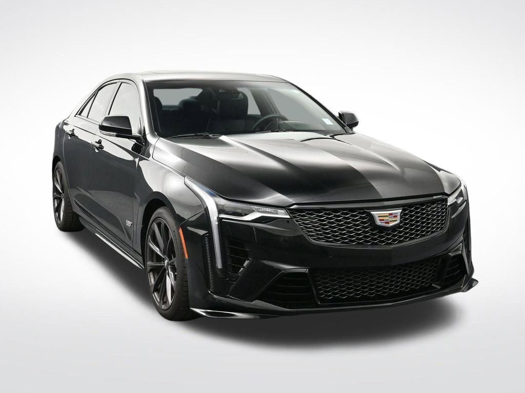 Certified 2024 Cadillac CT4 V Blackwing w/ LPO, Blue Accent Package RWD image 7