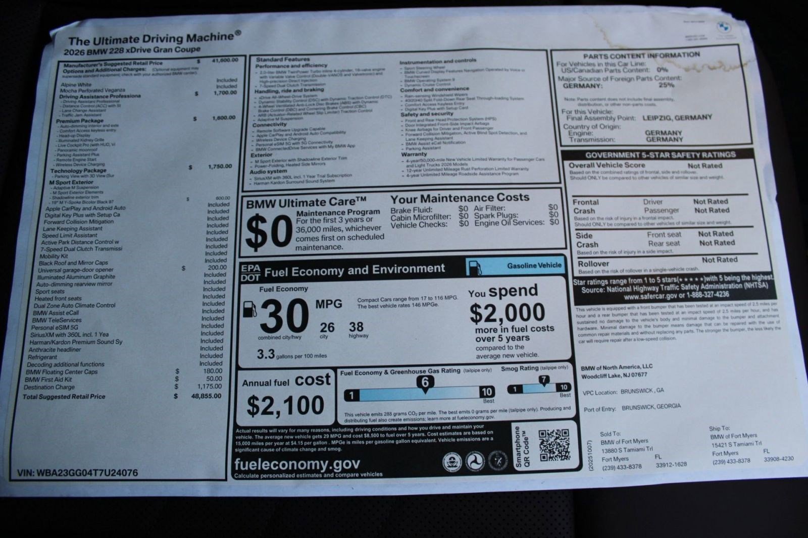 New 2026 BMW 228i xDrive w/ Technology Package image 33