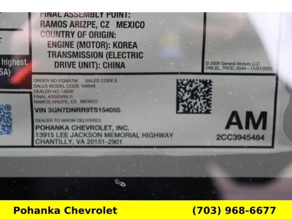 New 2026 Chevrolet Equinox EV LT AWD/4WD image 30