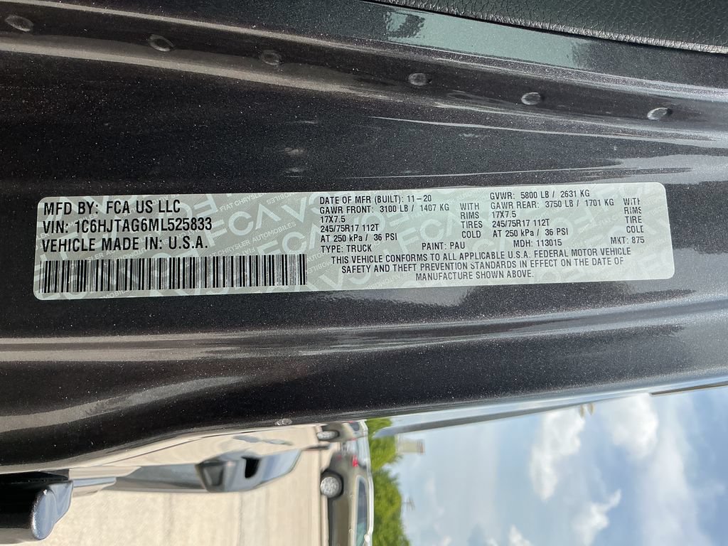 Certified 2021 Jeep Gladiator Sport AWD/4WD image 33
