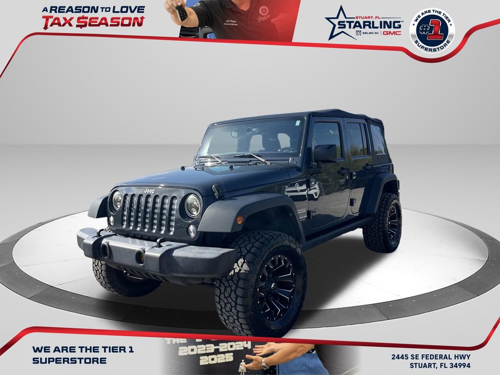 Used 2017 Jeep Wrangler Unlimited Sport w/ Quick Order Package 24S image 1