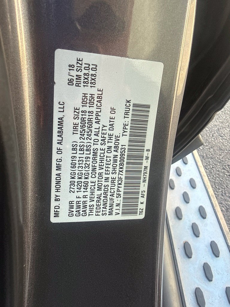 Used 2019 Honda Ridgeline RTL-E image 51