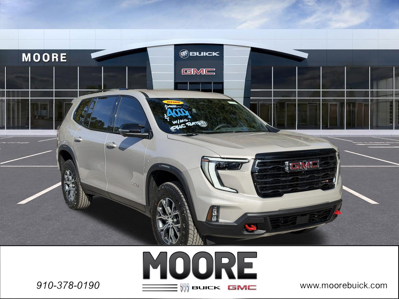 New 2026 GMC Acadia AT4 w/ Luxury Package